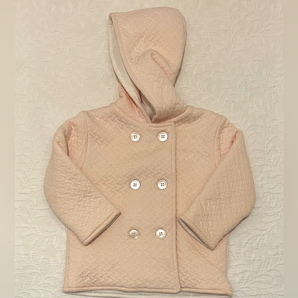 Kissy Kissy 6-9M Jacquard Hooded Coat